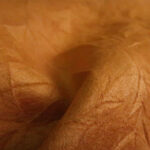 Imitace semišové kůže rezavá