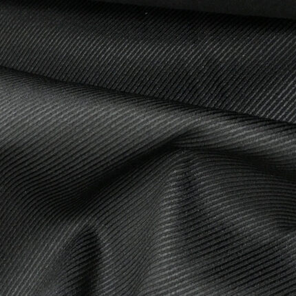 Kabátovka s gabardénovou vazbou černá