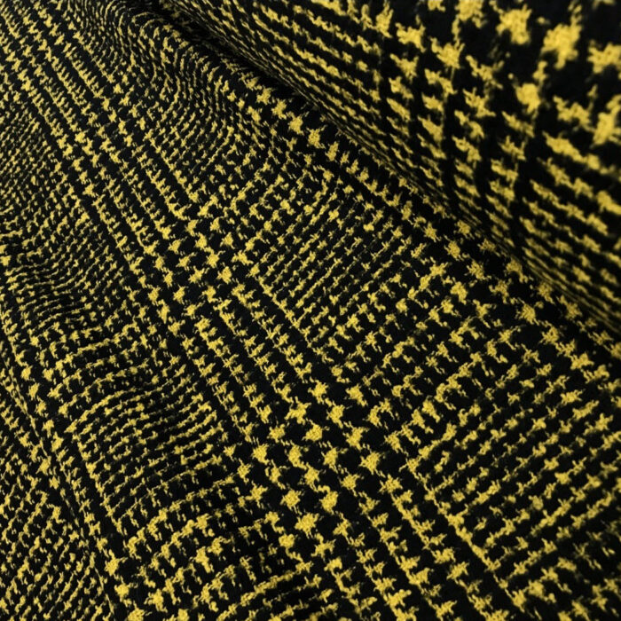 Kabátovka žluto-modrá kostka