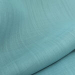 Voál zelený lněný