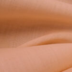 Voál oranžový lněný