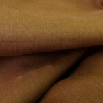 Plátno hnědé lněné
