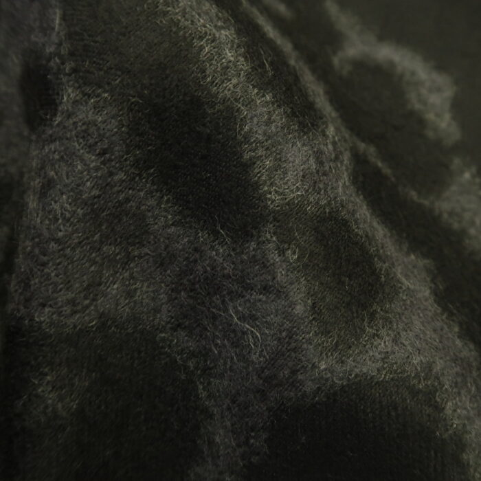 Žakárová kabátovka černo-šedá