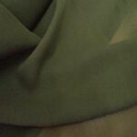 Šifon khaki zelený