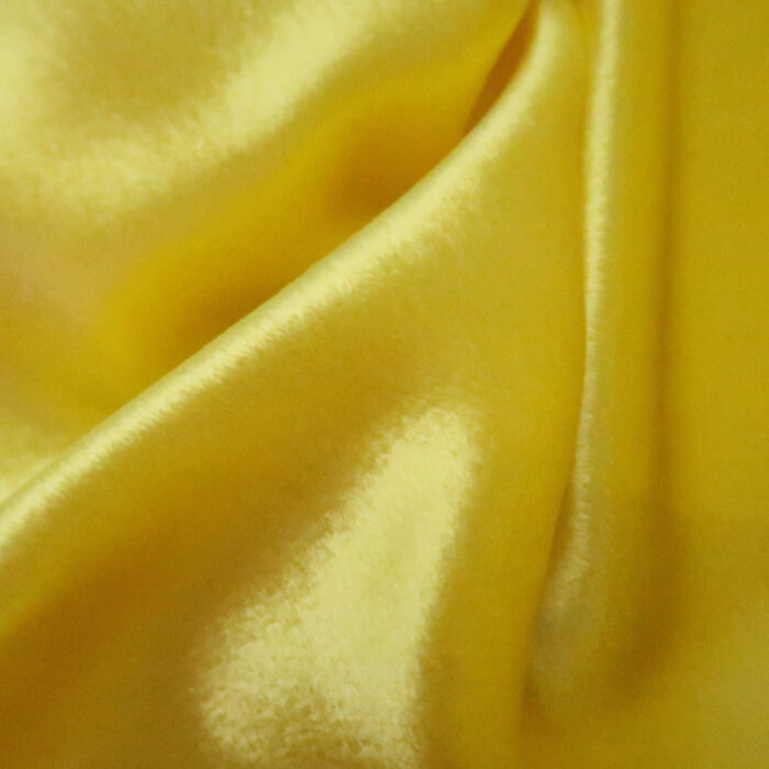 Samet žlutý s hedvábím