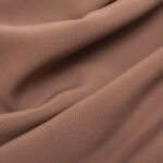 Krepdešín tmavě starorůžový