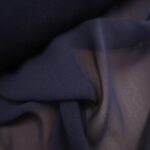 Šifon švestkově modrý