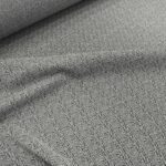 Úplet černobílý Punto Milano se vzorem rybí kosti s lurexem