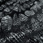 Úplet černobílý alá Punto Milano s většími puntíky