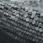 Úplet černobílý alá Punto Milano s většími puntíky