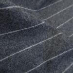 Pletenina šedá s proužkem tenká