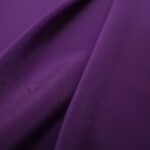 Krepdešín fialový hedvábný