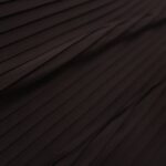 Krepdešín plisé černé