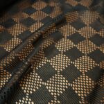 Krajka černá alá síťovina se vzorem čtverců