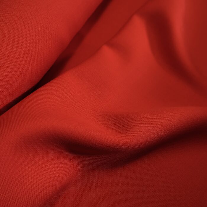 Kostýmovka červená alá vlněný krep
