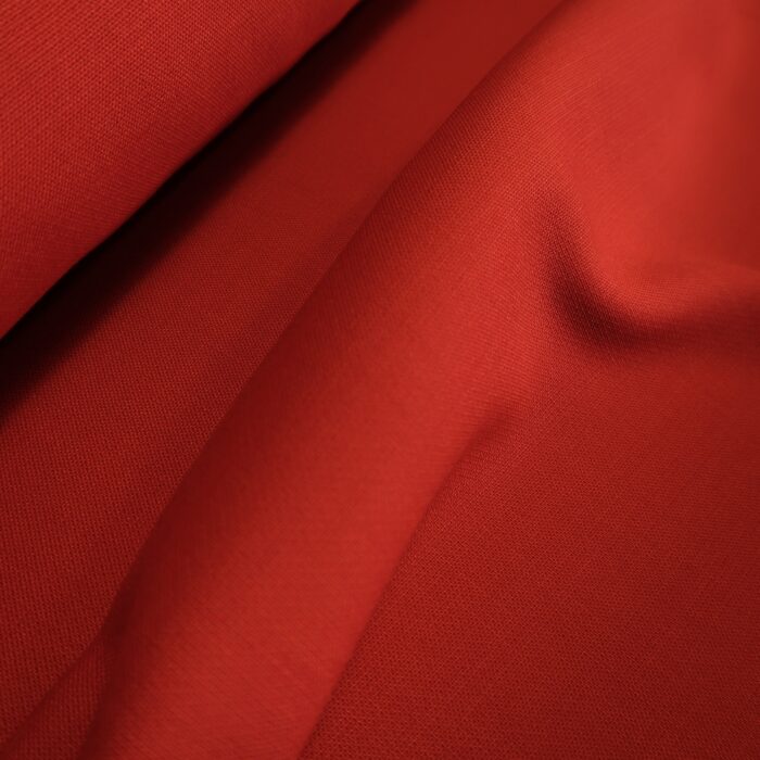 Kostýmovka červená alá vlněný krep