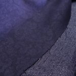 Žakárová kabátovka fialová