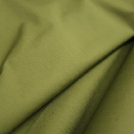 Popelín olivově zelený