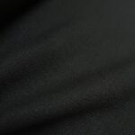 Plátno černé lněné hrubé