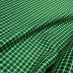 Homspen zelený s černo-bílou kostkou