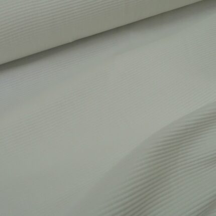 Žakárové plátno bílé s plastickými proužky