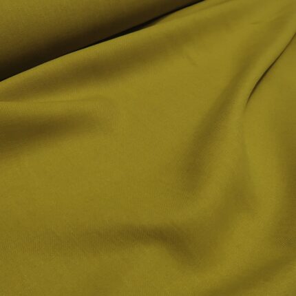 Gabardén žluto-zelený lněný