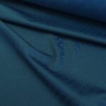 Kostýmovka modrá s vetkanou rybí kostí