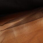 Tyl černý hedvábný