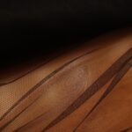 Tyl černý hedvábný