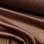 Satén hnědý skořicový