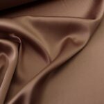 Satén hnědý skořicový