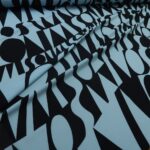 Batist s modro-černým nápisem Missoni