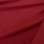 Žakár červený kabátový