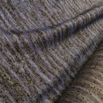 Žakár hnědo-modro-černý