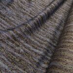 Žakár hnědo-modro-černý