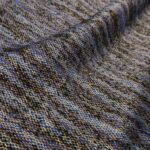 Žakár hnědo-modro-černý