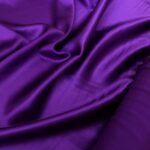 Satén fialový