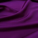 Taft fialový hedvábný