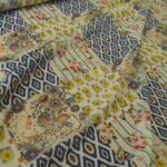 Batist se vzorem á la patchwork