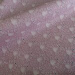 Batist růžový s drobnými lotosovými kvítky