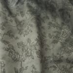 Plátno šedé s květinovým šedým vzorem