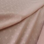 Batist růžový s Fil Coupé puntíky