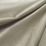 Satén stříbrný s krčeným efektem