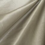 Satén stříbrný s krčeným efektem