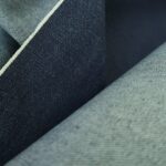 Denim modrý japonský