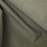 Denim smetanový s modrými pruhym