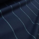 Flanel modrý s modro-bílým proužkem