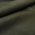 Flanel khaki zelený s rybí kostí