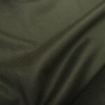 Flanel khaki zelený s rybí kostí