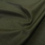 Flanel khaki zelený s rybí kostí